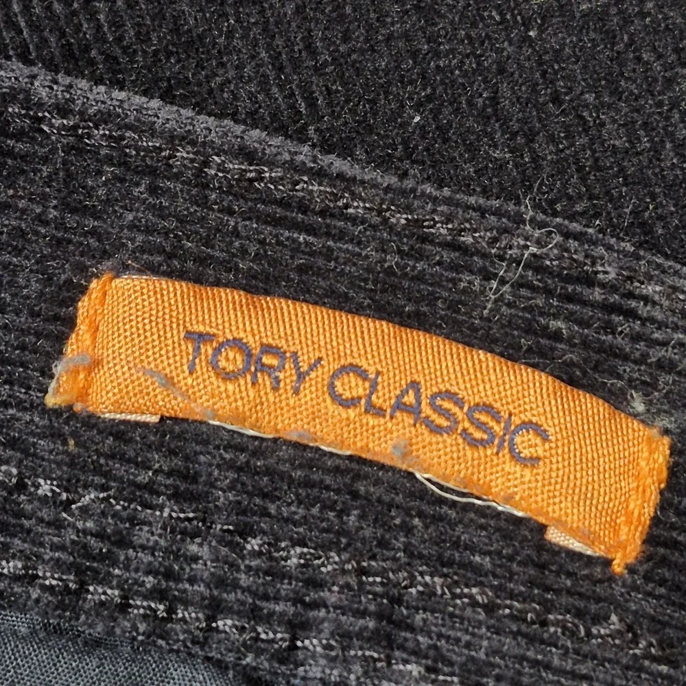Tory Burch Tory Classic Women's Size 10 Black Corduroy Bootcut Pants